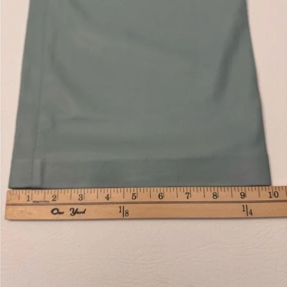 Express Mint Faux Leather Pants Wide‎ Leg High Rise Size 8 - Picture 8 of 9